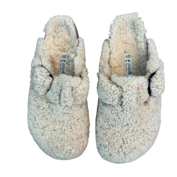 Birkenstock Women's Papillio Boston Shearling Clogs Sz 40 Narrow - Picture 2 of 6